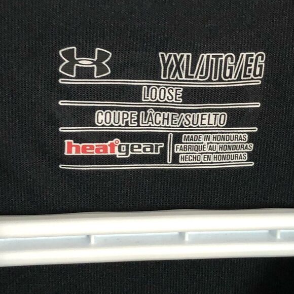 under Armour Size XL Youth Black 'Hit The Lights' activewear t-shirt - Picture 4 of 5